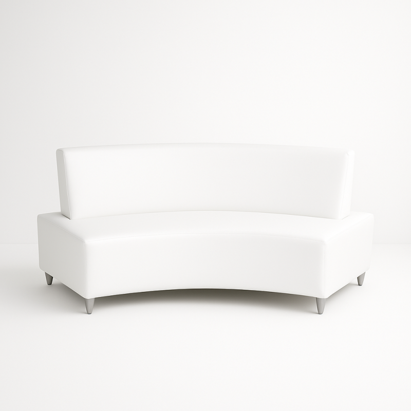 Curved Bench with Back