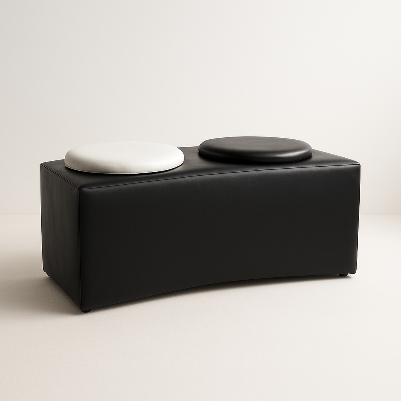 Curved Button Bench