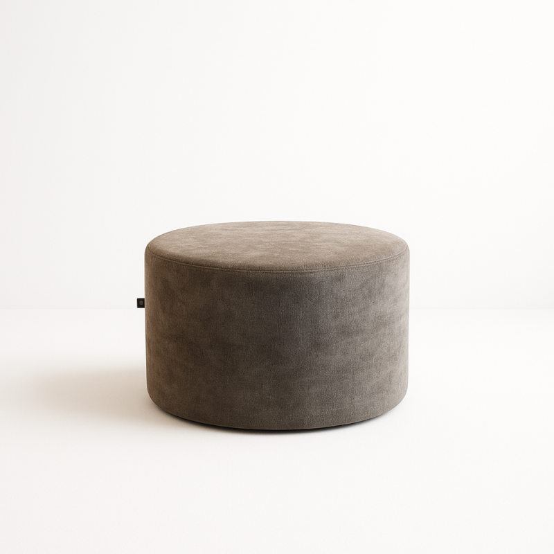 Large Round Pouffe