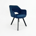 Teddy chair blue plush
